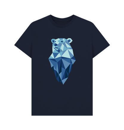 Navy Blue Printed T-shirt Front
