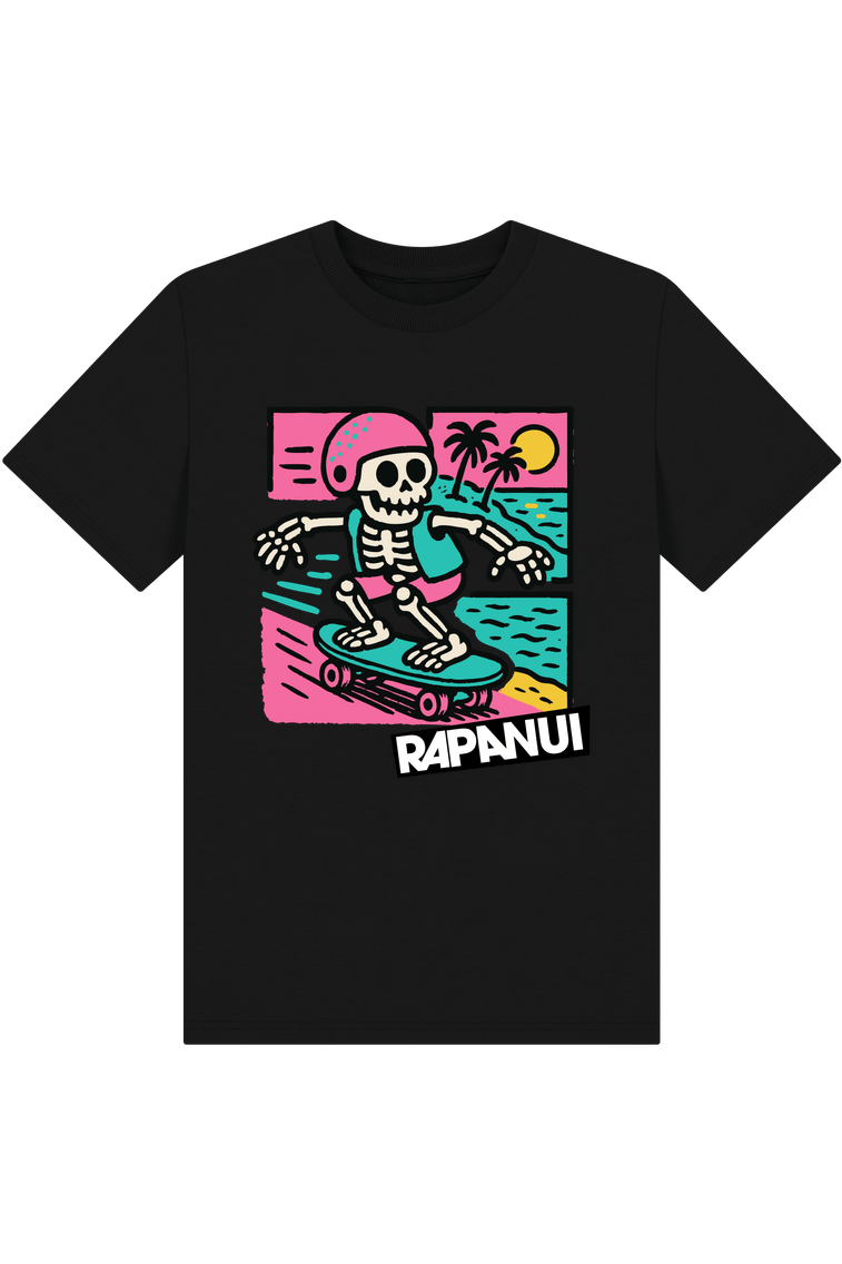 Black Printed Kids T-Shirt