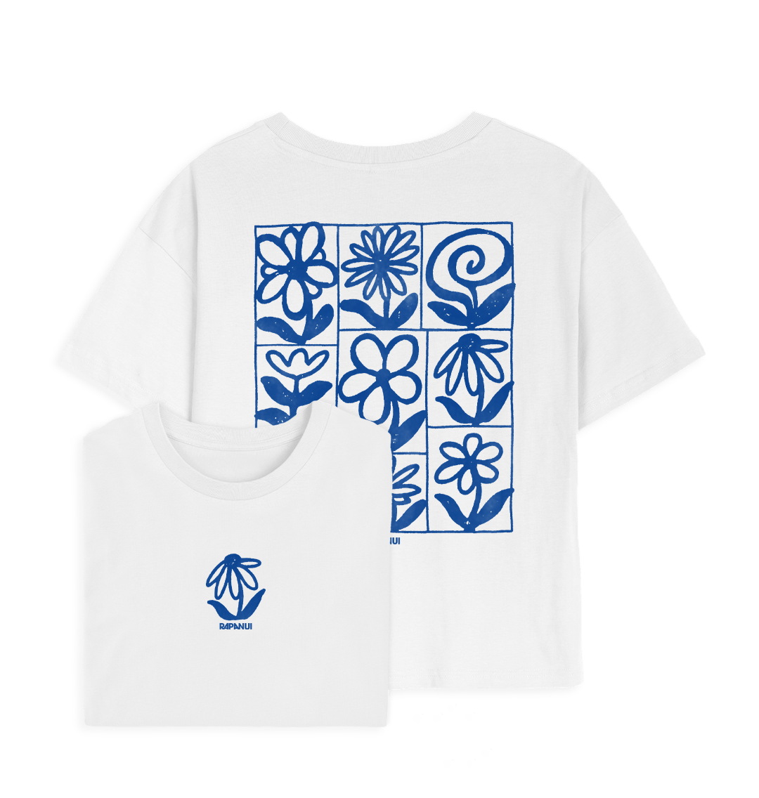 White Printed T-shirt Front