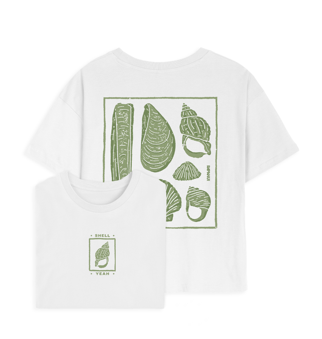White Printed T-shirt Front