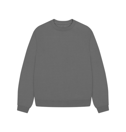 Slate Grey Printed Sweater Front