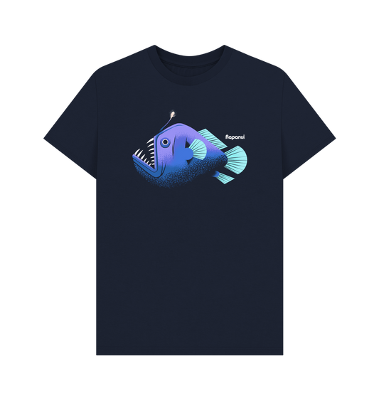 Navy Blue Printed T-shirt
