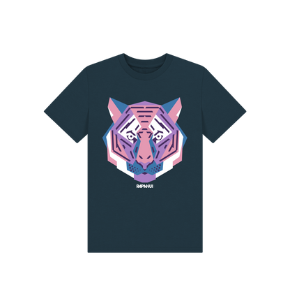 Denim Blue Printed Kids T-Shirt