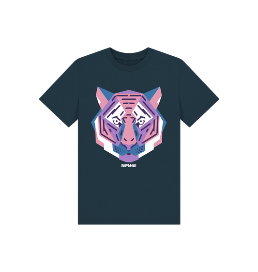 Denim Blue Printed Kids T-Shirt