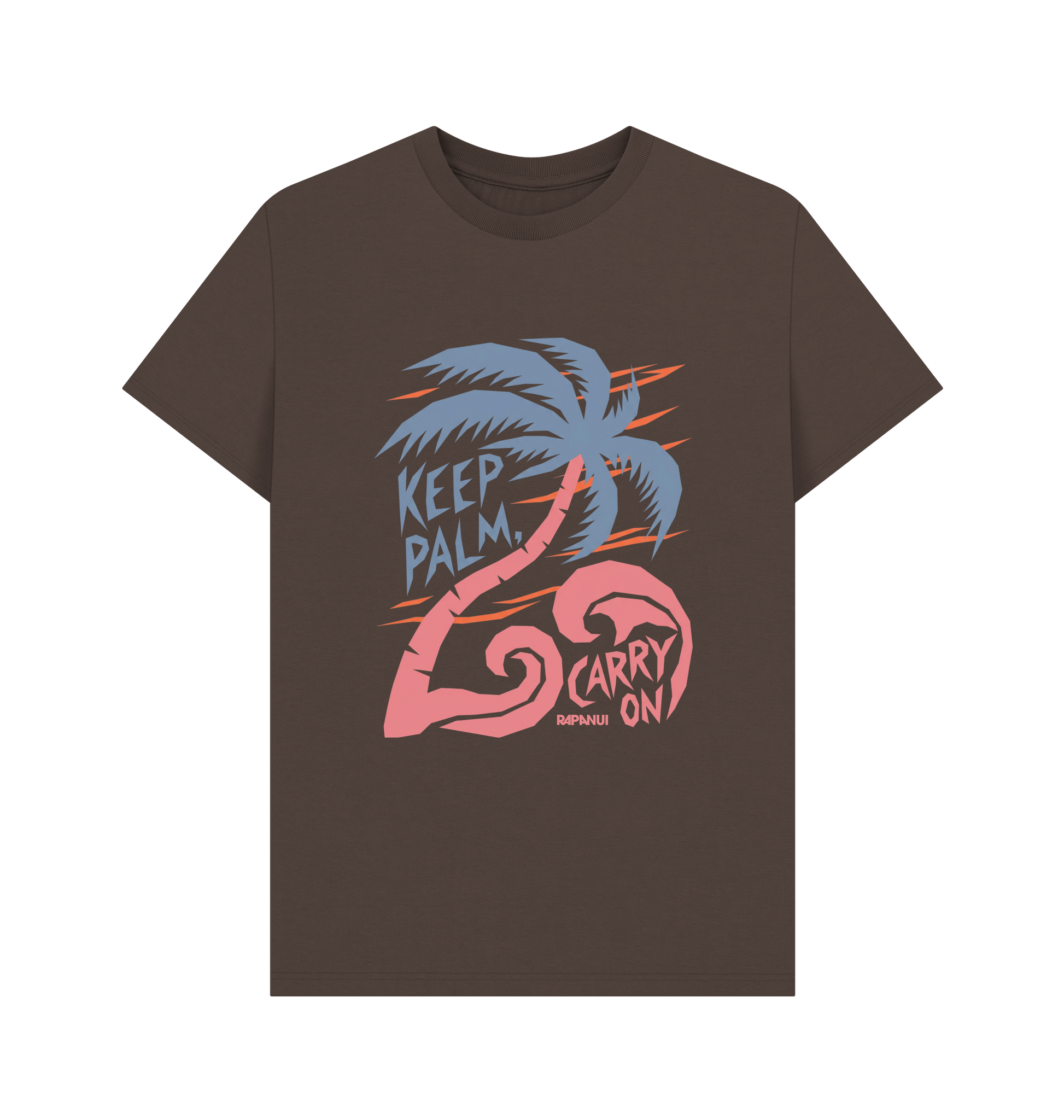 Chocolate Printed T-shirt Front