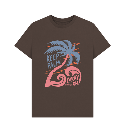 Chocolate Printed T-shirt Front