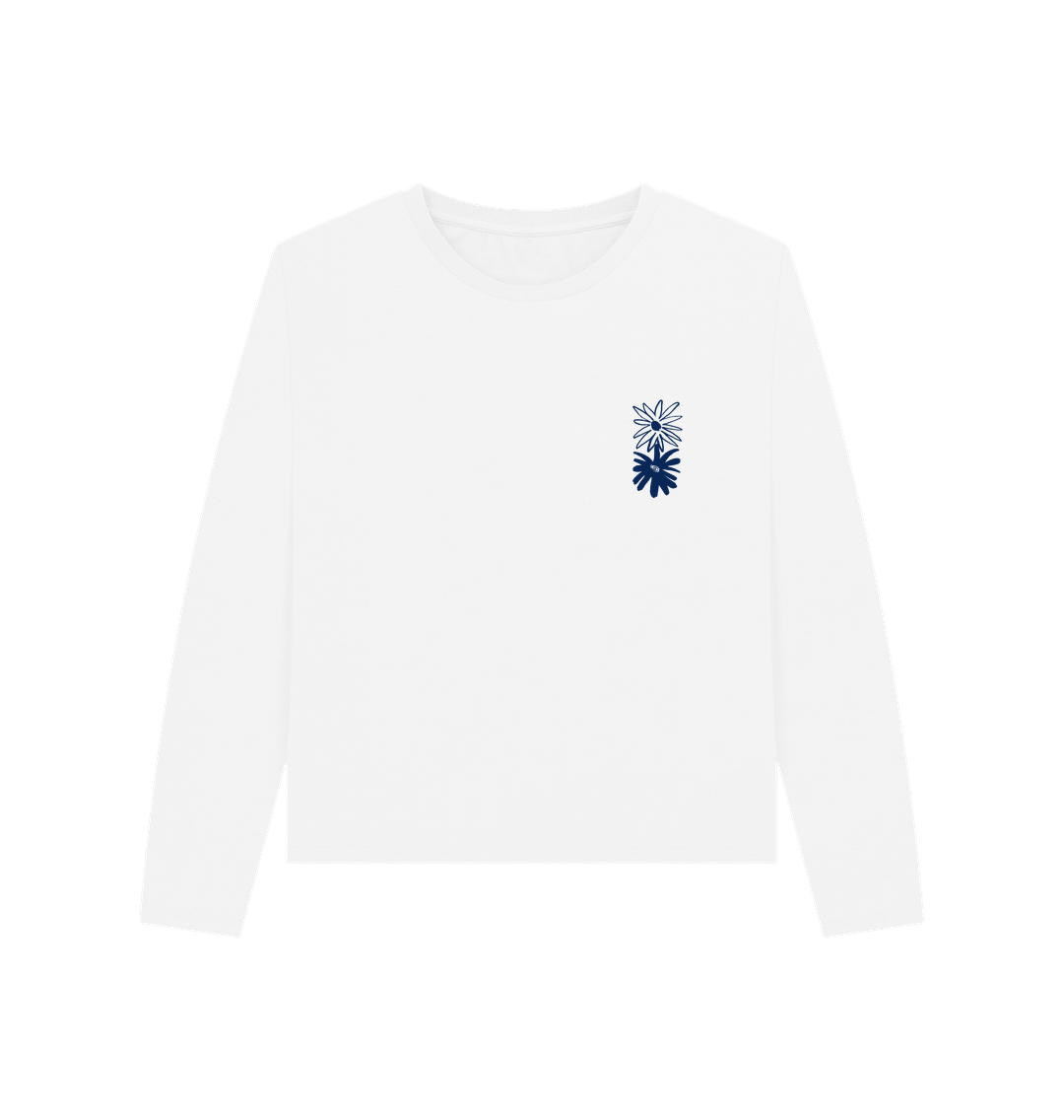 White Printed T-shirt Front
