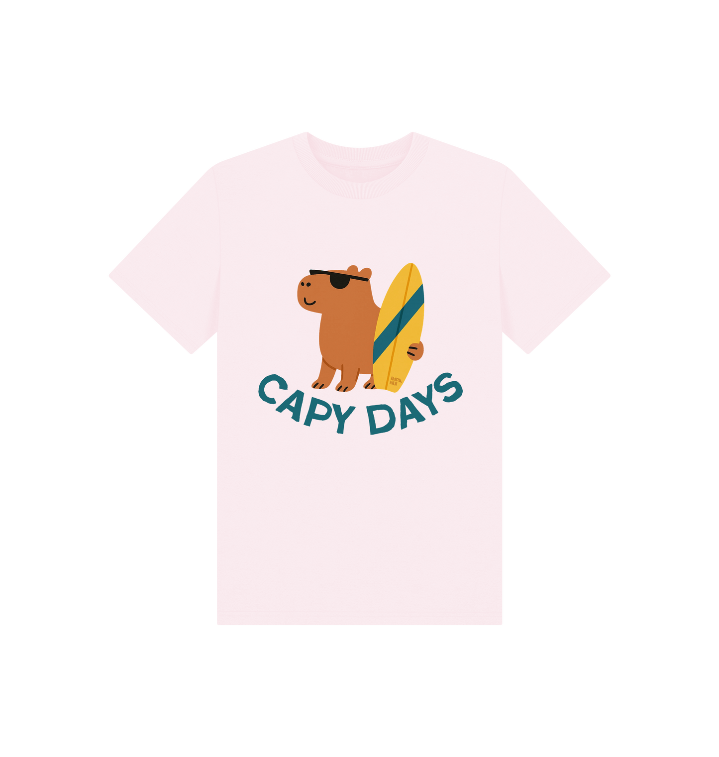 Pink Printed Kids T-Shirt Front