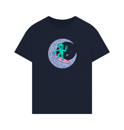Navy Printed T-shirt