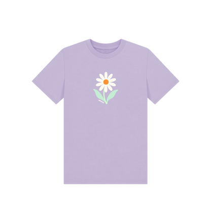 Soft Lilac Printed Kids T-Shirt