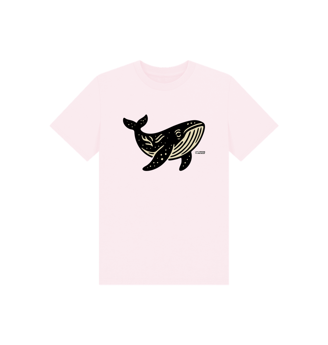 Pink Printed Kids T-Shirt Front