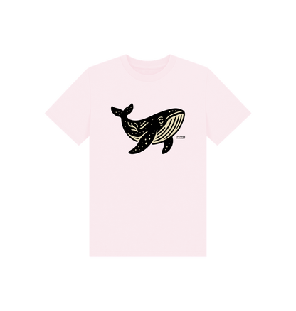 Pink Printed Kids T-Shirt Front