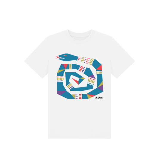 White Printed Kids T-Shirt