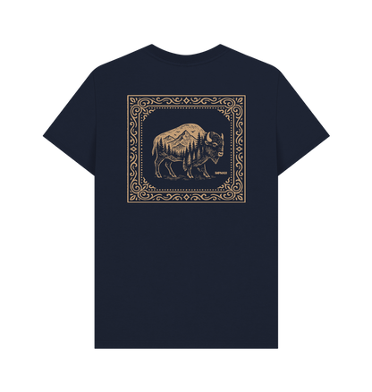 Navy Blue Printed T-shirt