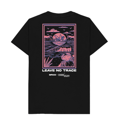 Black Printed T-shirt Back
