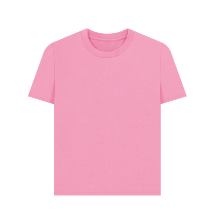 Rose Pink Printed T-shirt Front