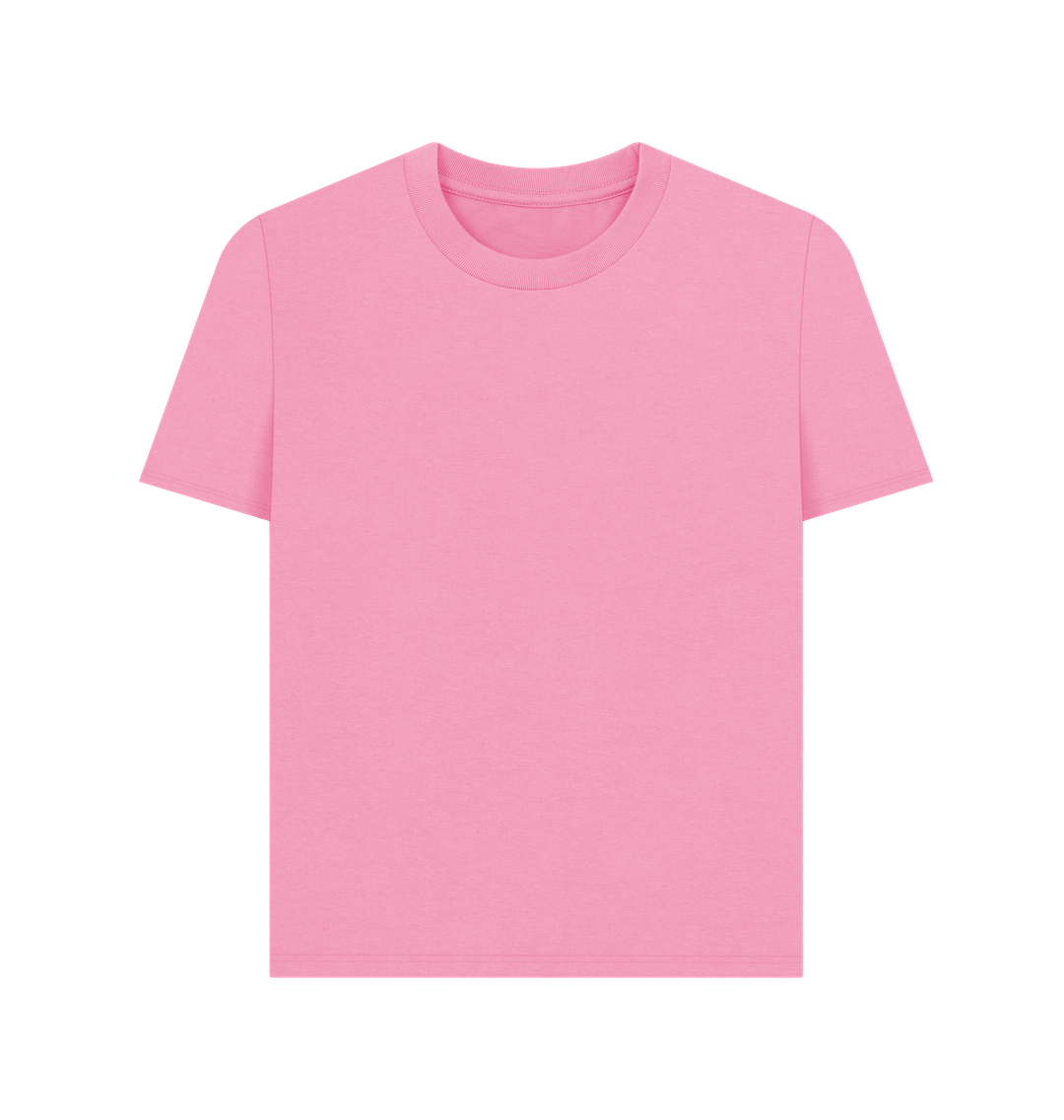 Rose Pink Printed T-shirt Front