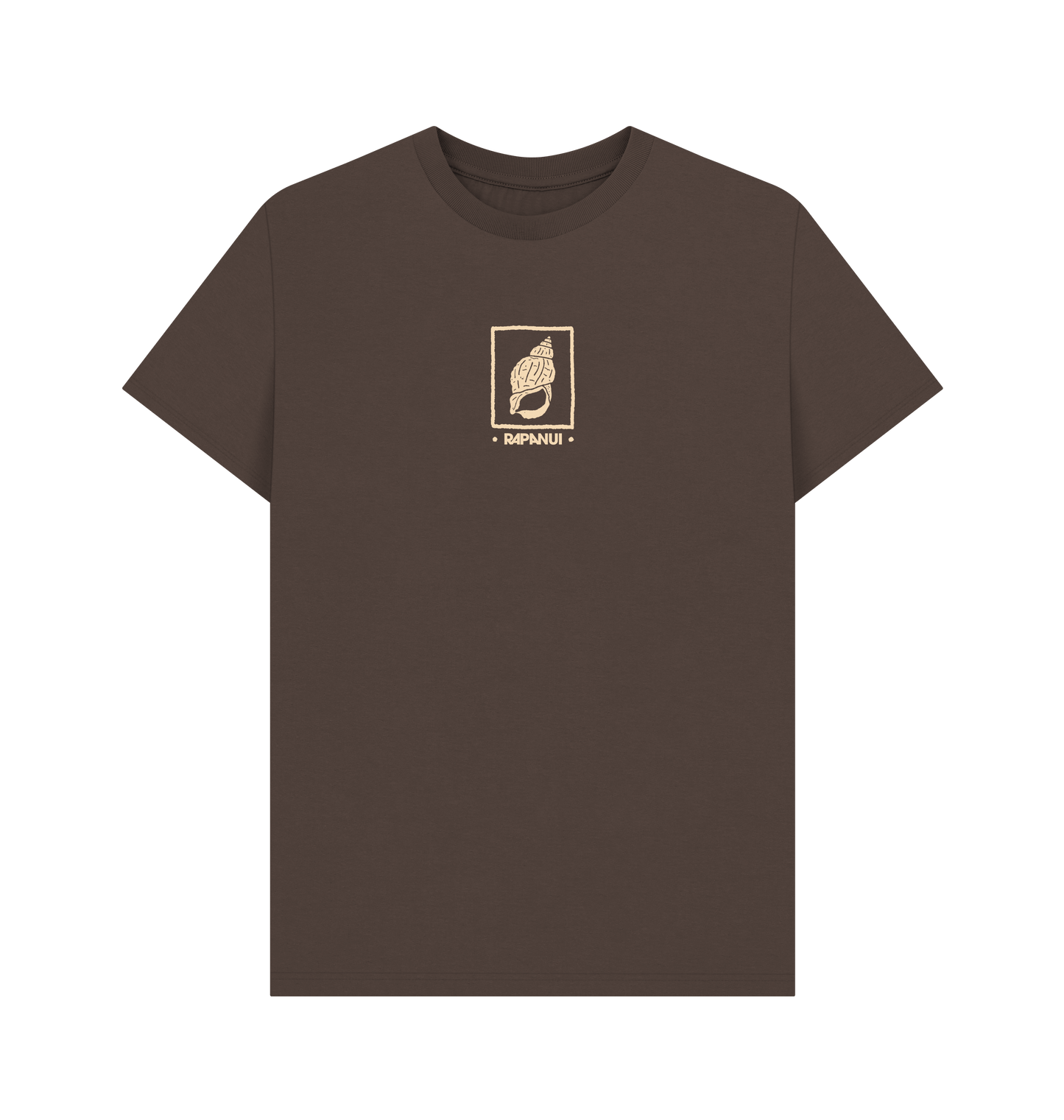 Chocolate Printed T-shirt Front