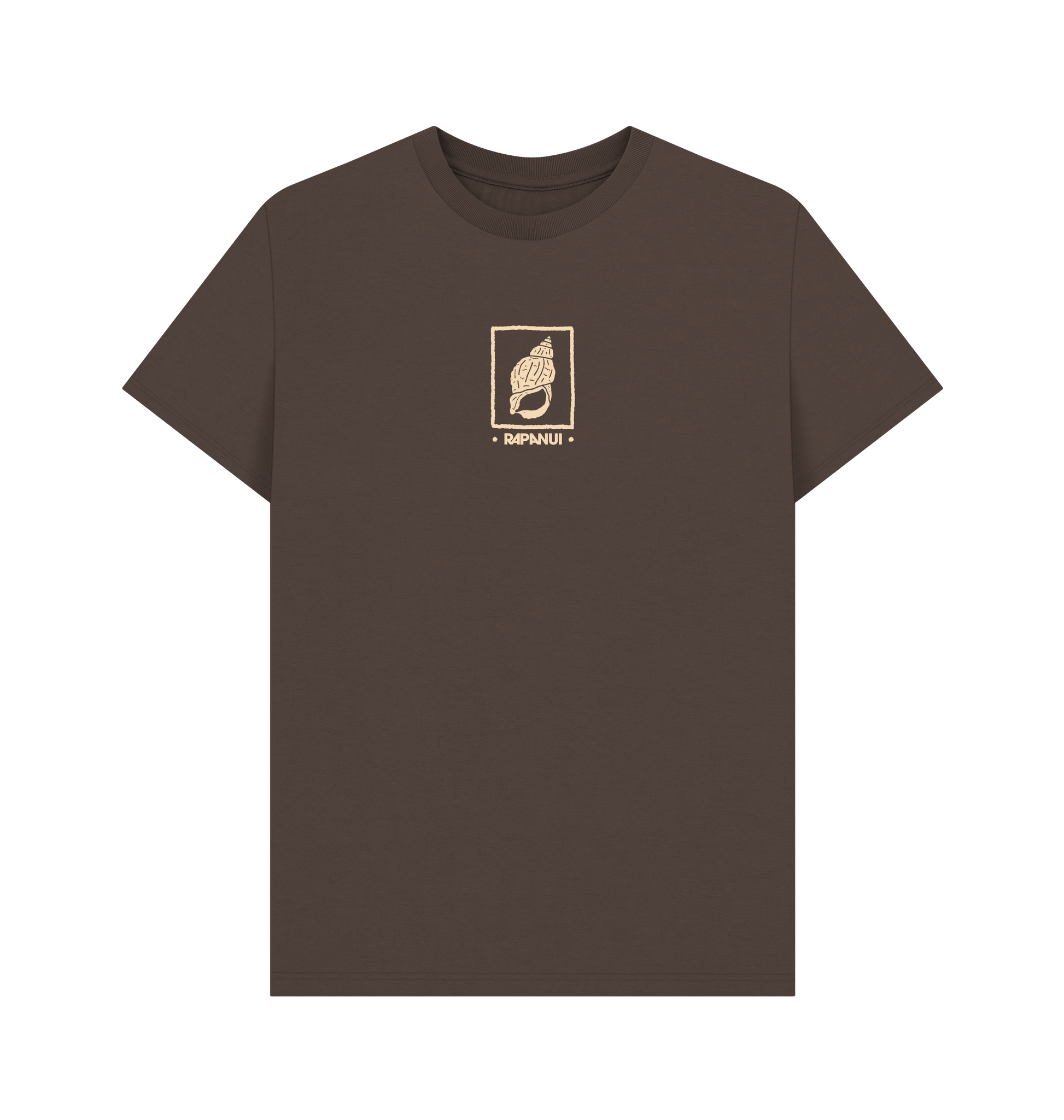 Chocolate Printed T-shirt Front