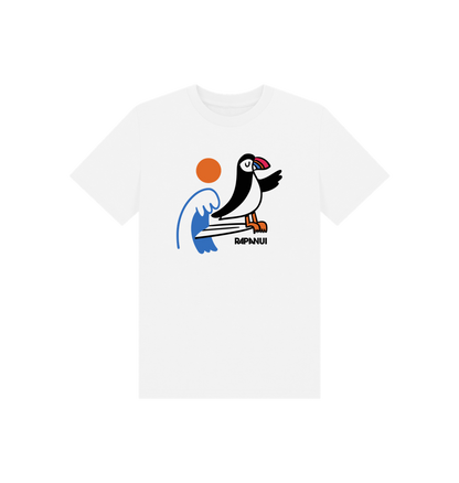 White Printed Kids T-Shirt