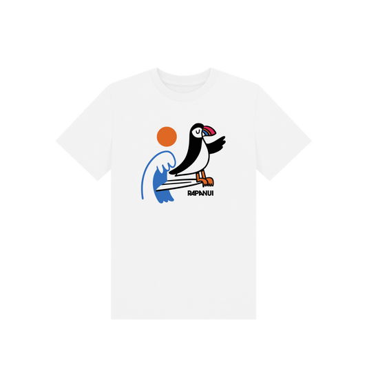 White Printed Kids T-Shirt