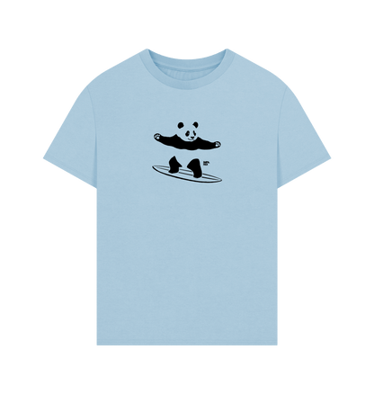Milky Blue Printed T-shirt Front