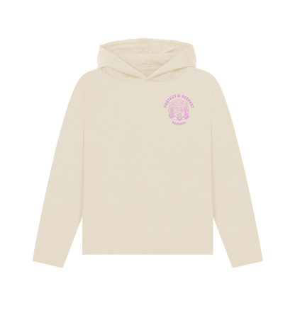 Oat Printed Hoody Front
