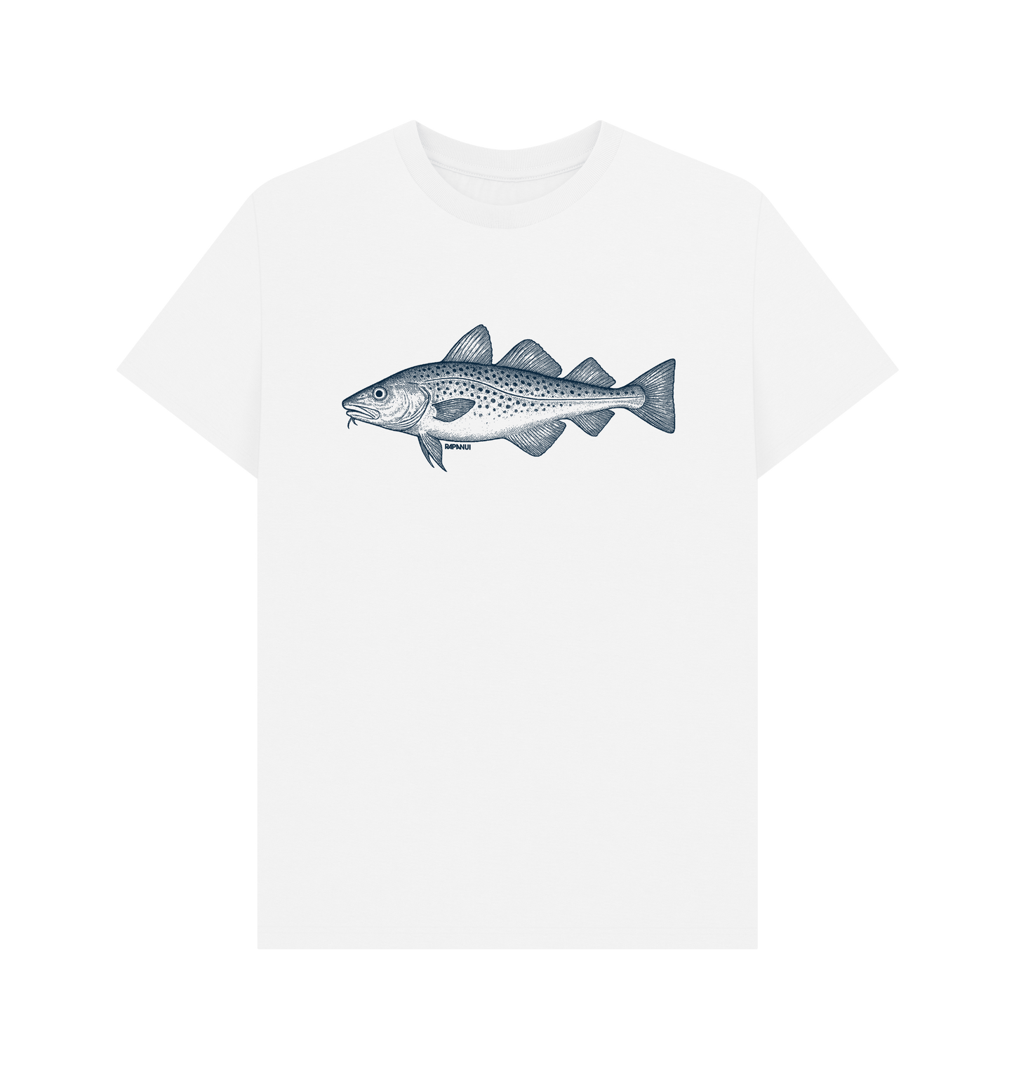 White Printed T-shirt Front