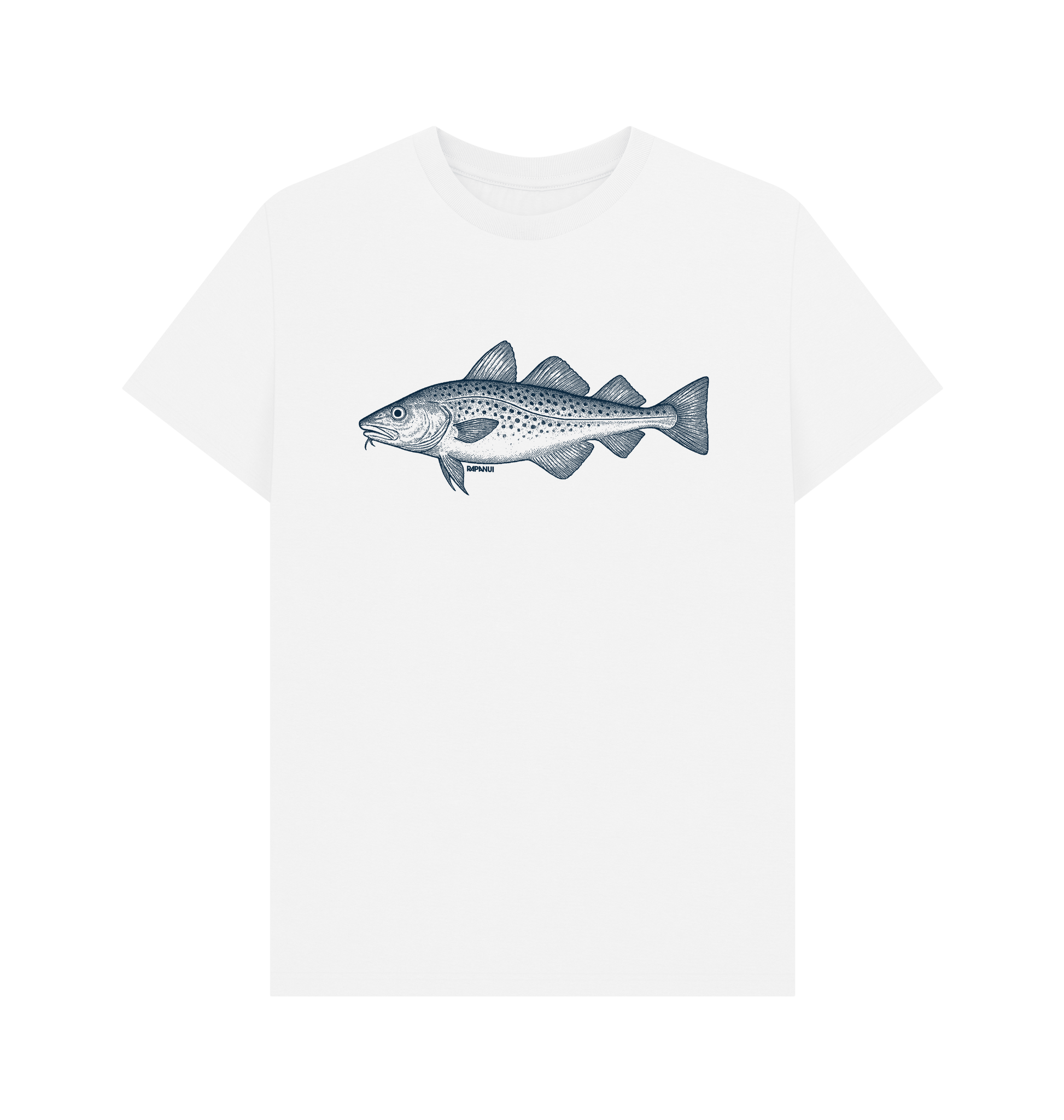 White Printed T-shirt Front