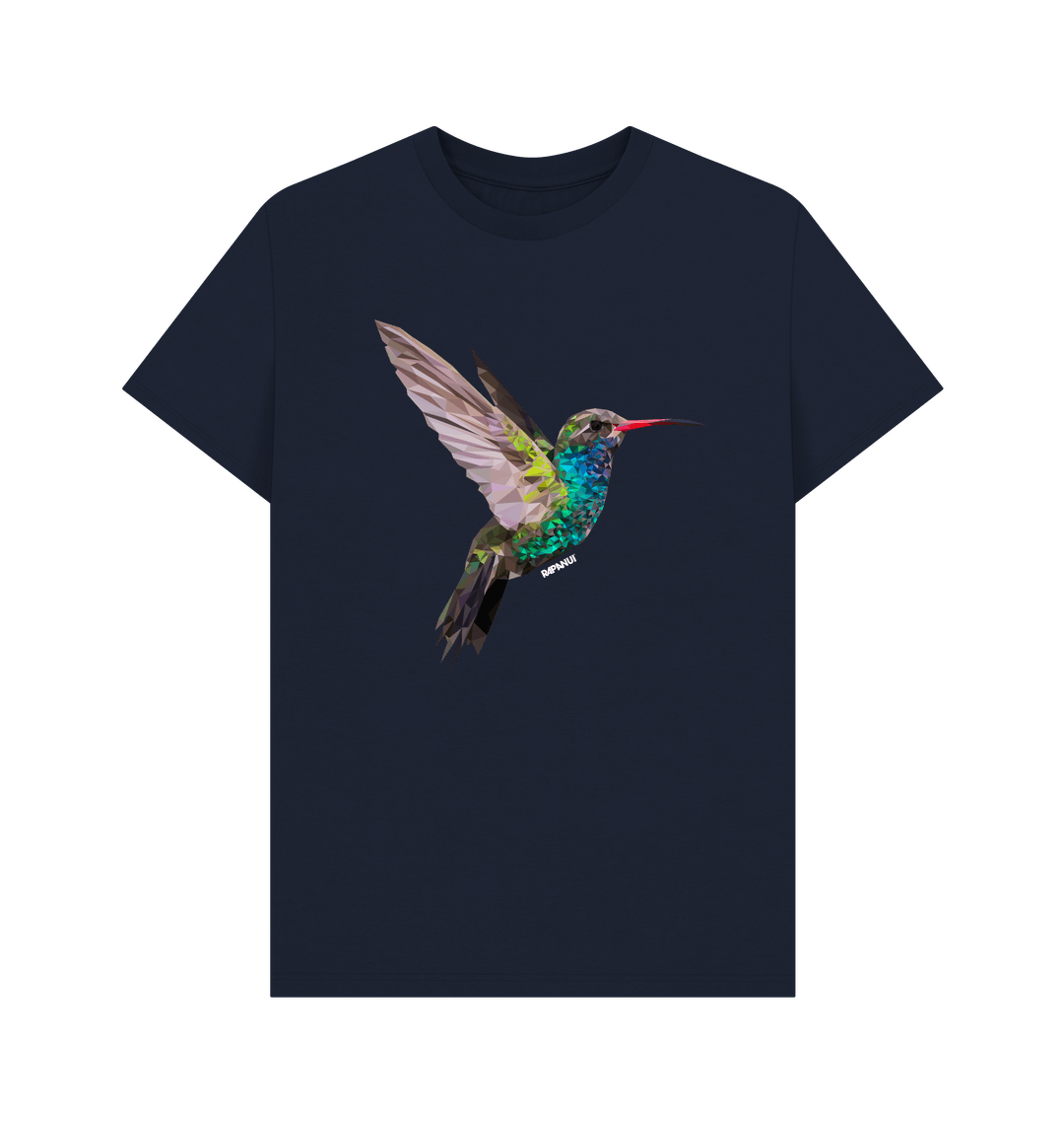 Navy Blue Printed T-shirt Front