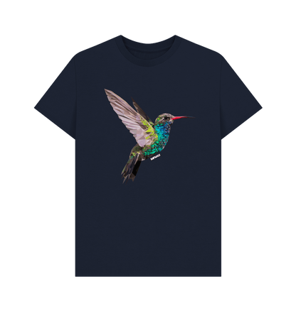 Navy Blue Printed T-shirt Front