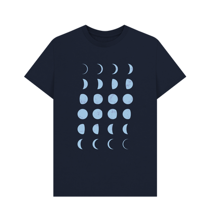 Navy Blue Printed T-shirt Front