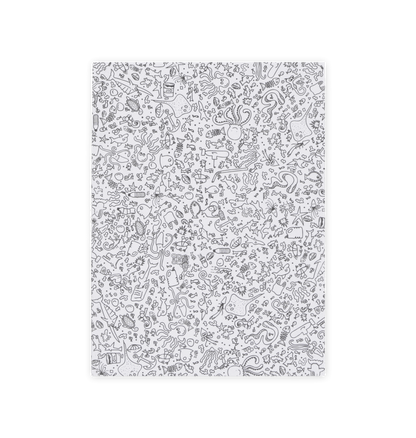 Marine White Large notebook Front