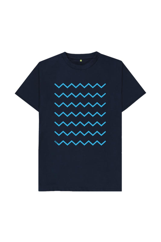 Navy Blue Printed T-shirt
