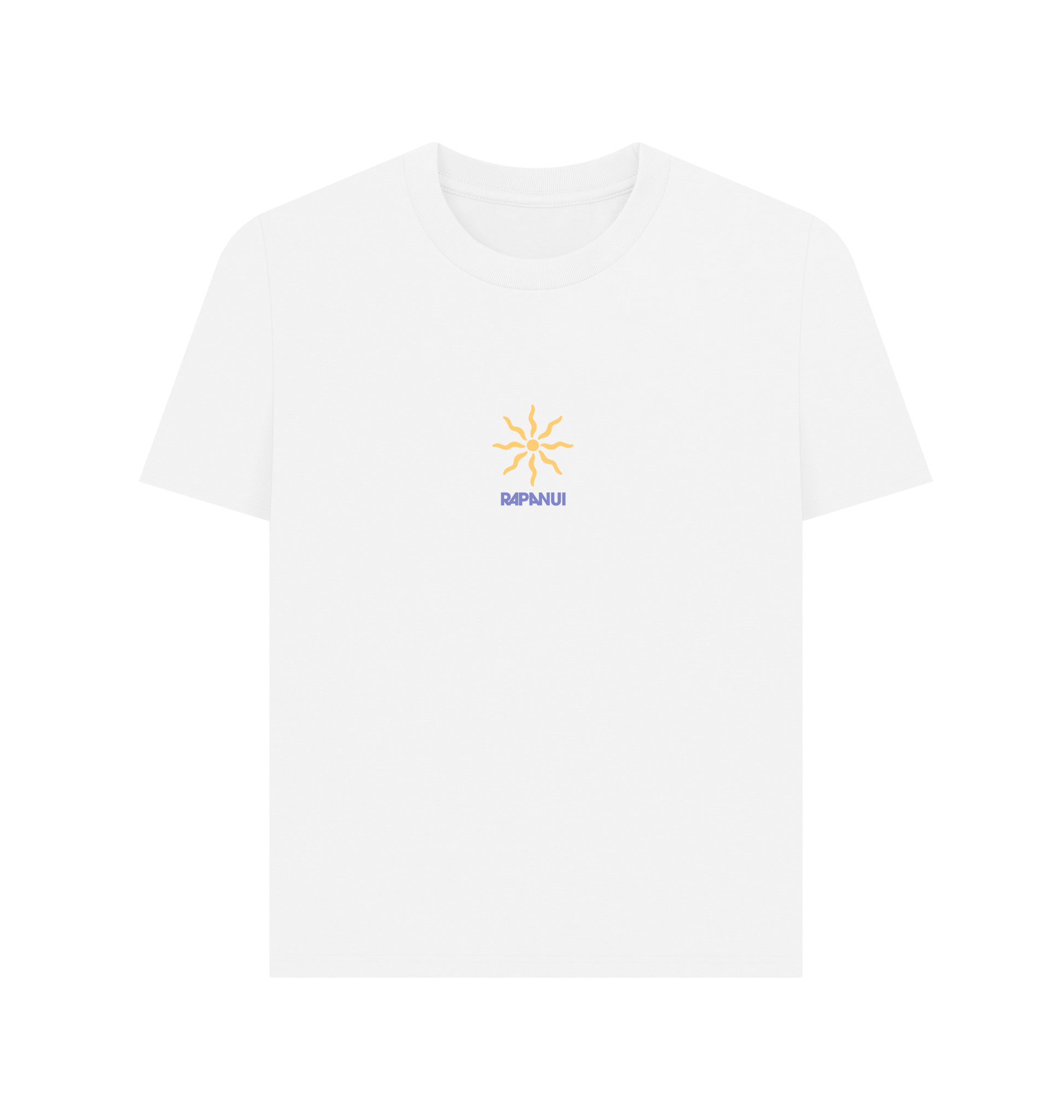 White Printed T-shirt Front