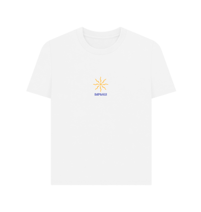 White Printed T-shirt Front