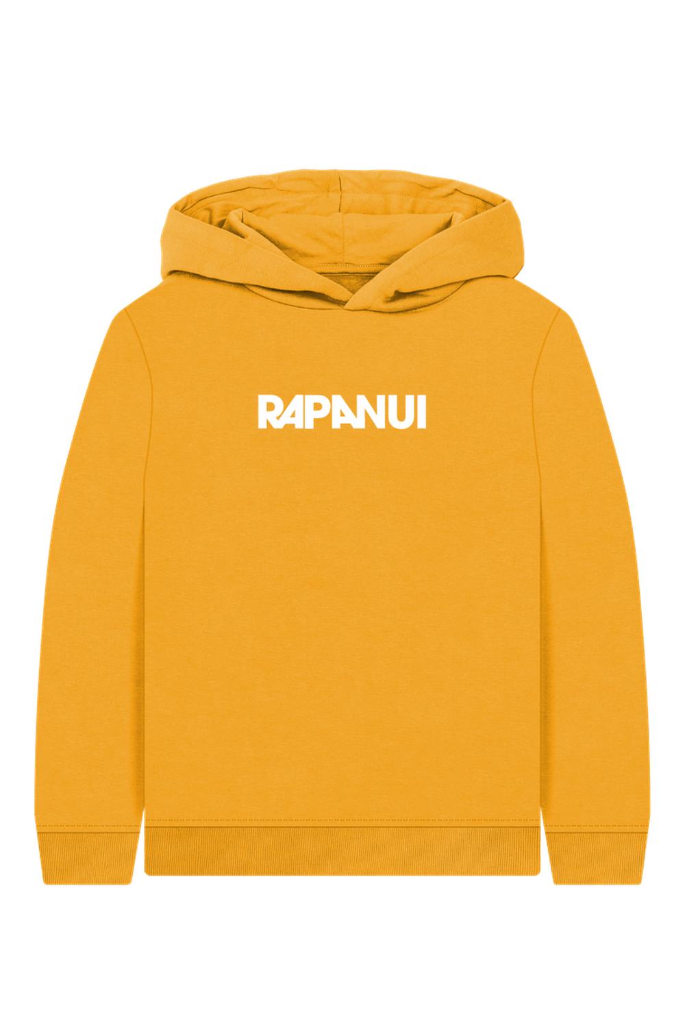 Mustard Printed Kids Hoodie