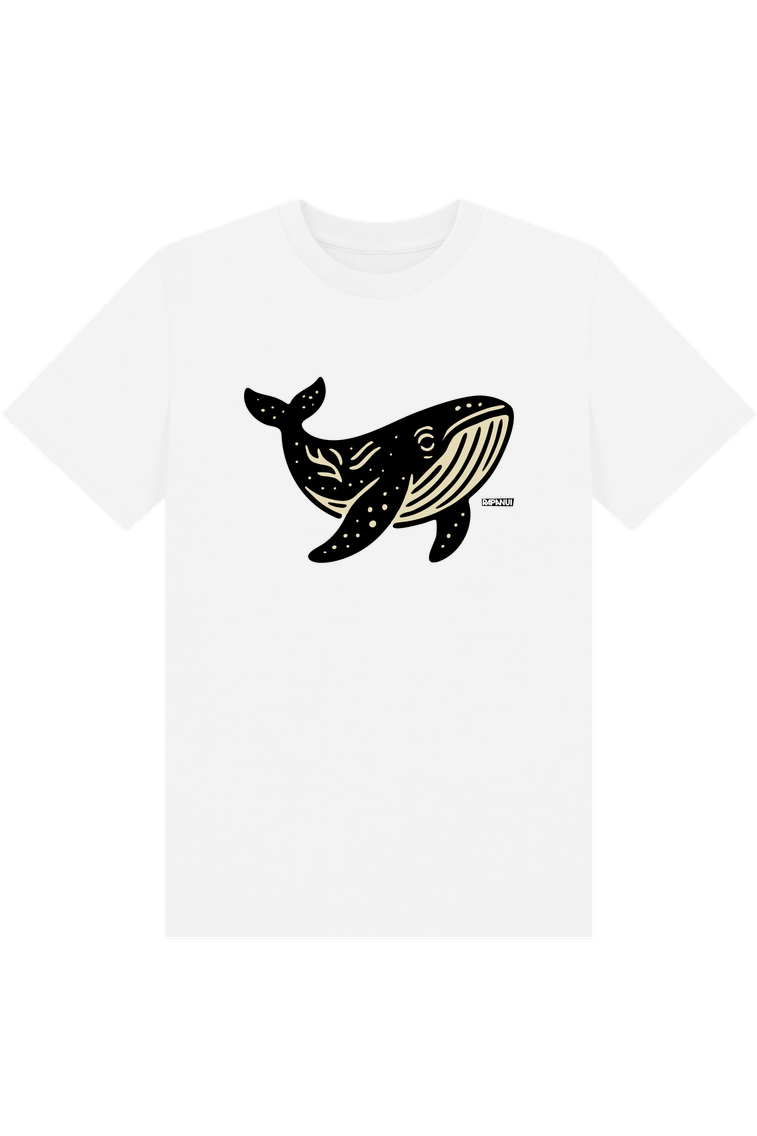 White Printed Kids T-Shirt