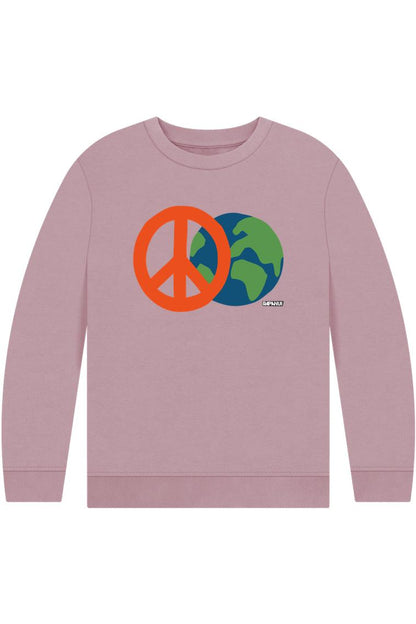 Mauve Printed Kids Jumper