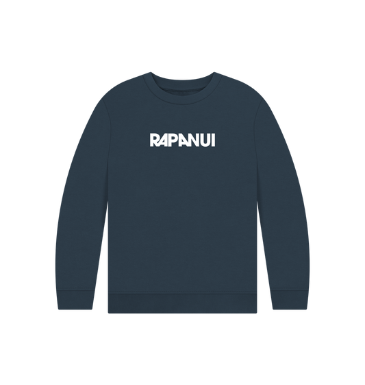 Navy Blue Printed Kids Jumper
