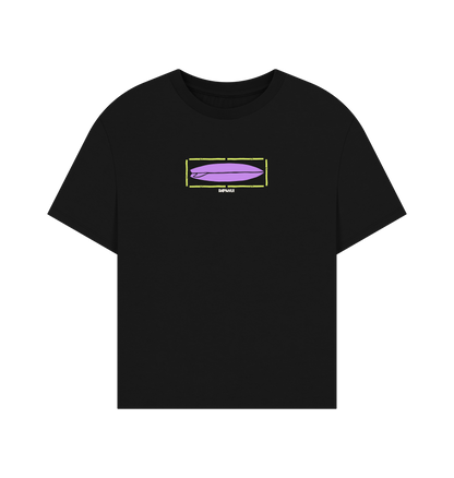 Black Printed T-shirt Front