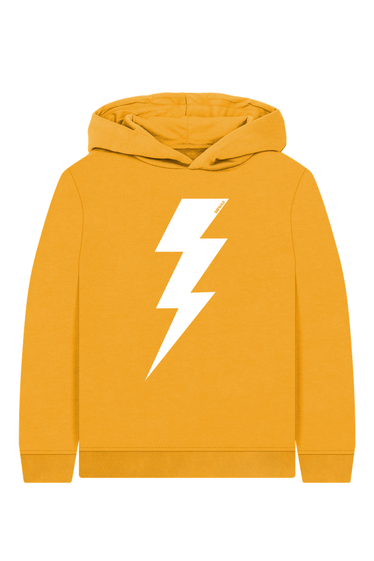 Mustard Printed Kids Hoodie