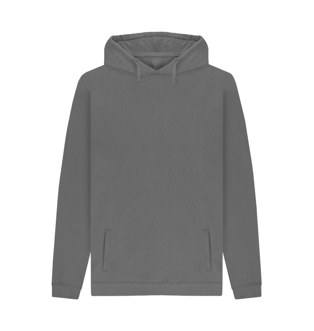 Slate Grey Printed Hoody Front