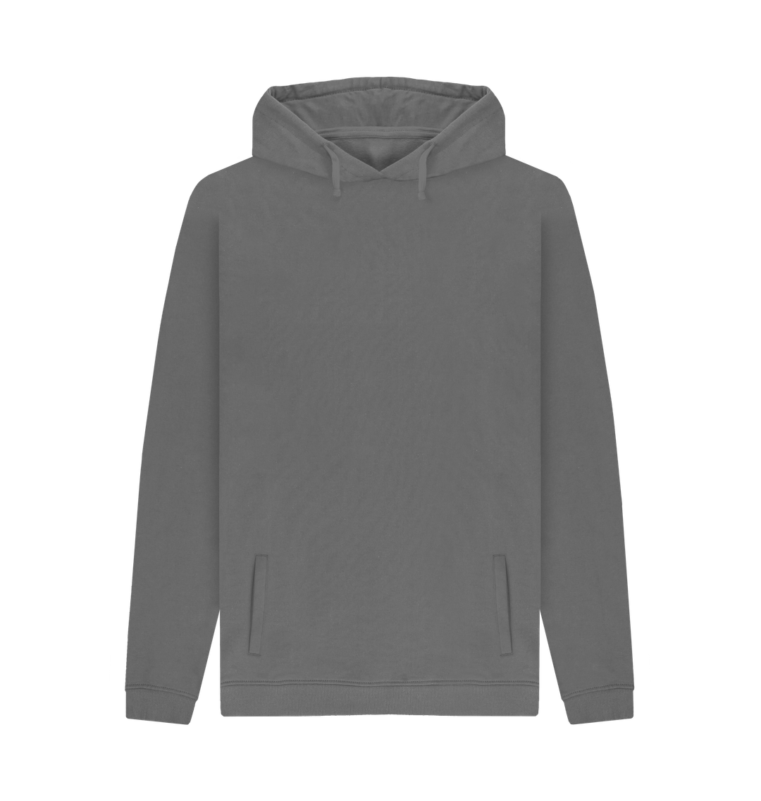 Slate Grey Printed Hoody Front