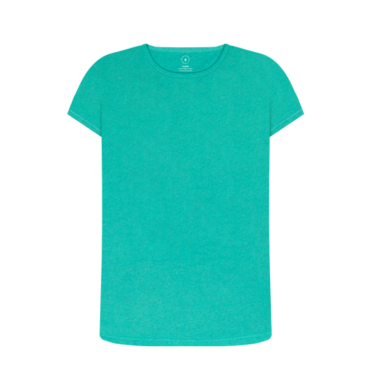 Seagrass Green Recycled Printed T-Shirt