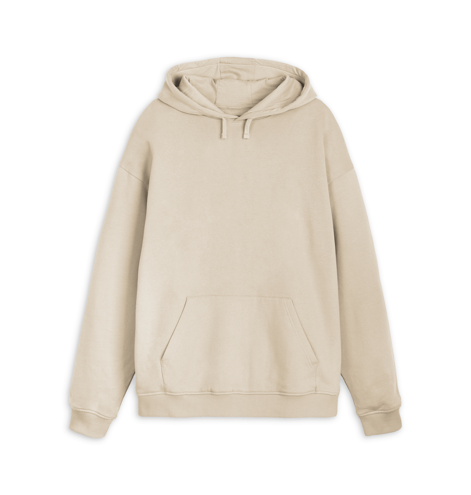 Oat Printed Hoody Front