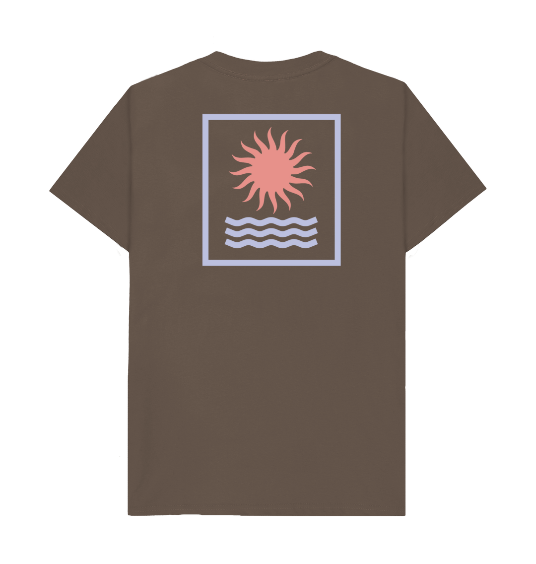 Chocolate Printed T-shirt Back