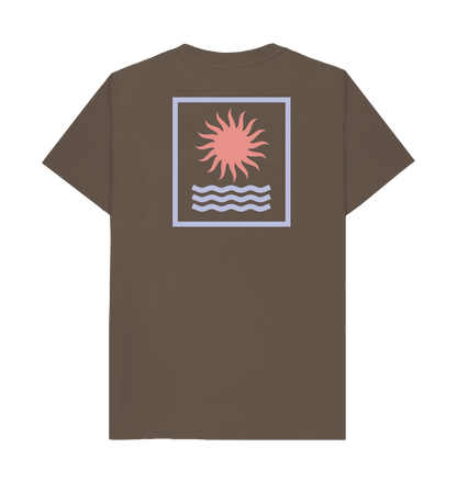 Chocolate Printed T-shirt Back