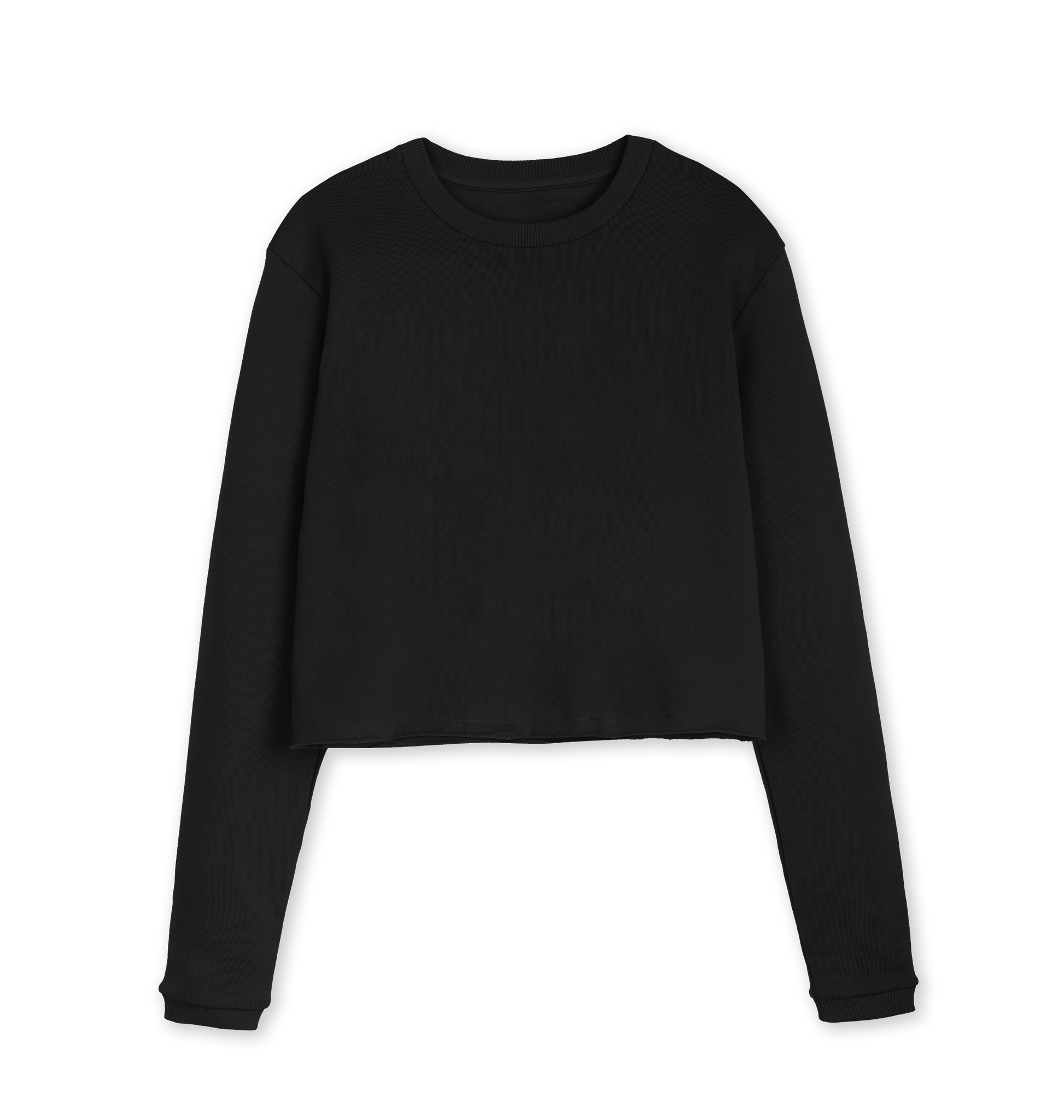 Black Printed Boxy Jumpers Front