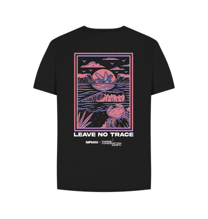Black Printed T-shirt Back